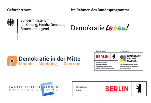 Logoleiste Förderungen Demokratie Leben!