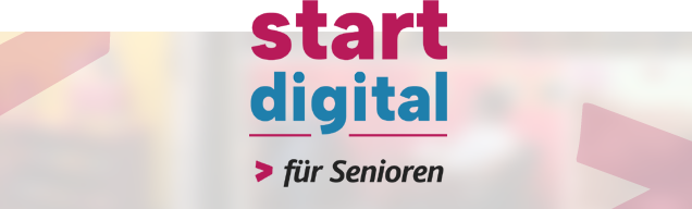 Logo des Projektes start digital für senioren